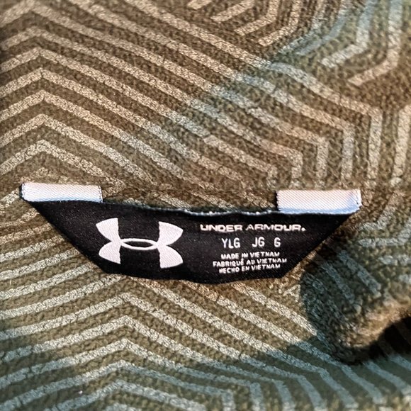 Under Armour Youth Storm2 Coldgear Infrared Zip Up Jacket Green L Large - Picture 5 of 6